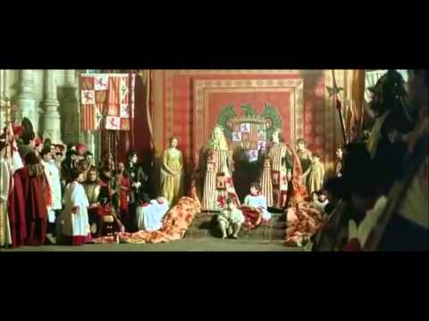 Royal Honors in Cathedral for Christopher Columbus 1492.