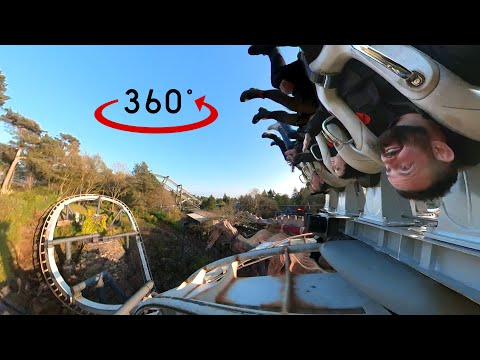 Nemesis [360° VR] Front Seat POV  - Alton Towers Resort