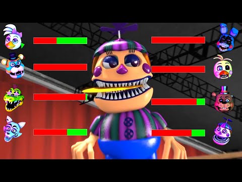 [SFM FNaF] Top 5 HOAXES vs Fights WITH Healthbars