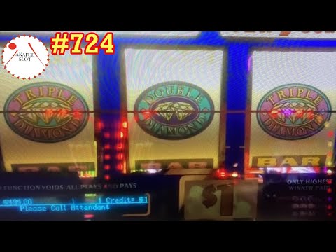 Review- Huge Handpay Jackpot - Triple Double Diamond Slot Machine, Red Hot Slot 赤富士スロット, 女勝負師, 勝利の瞬間