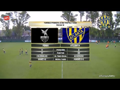 Fenix 3-1 Atlanta - B Metro