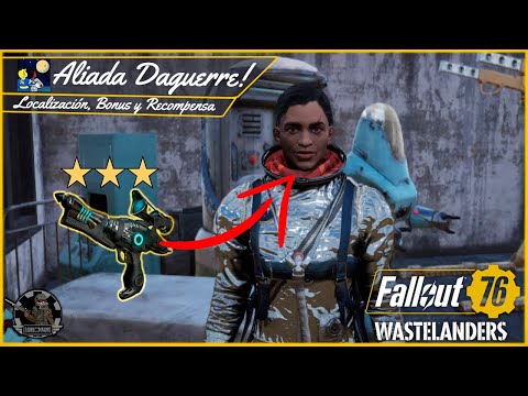 👩🏽‍🚀 ALIADA DAGUERRE + Blaster Alien Legendario | C.A.M.P | Fallout 76