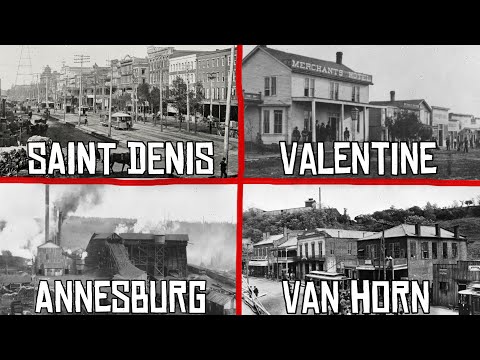 The Real-Life Towns Behind Red Dead Redemption II