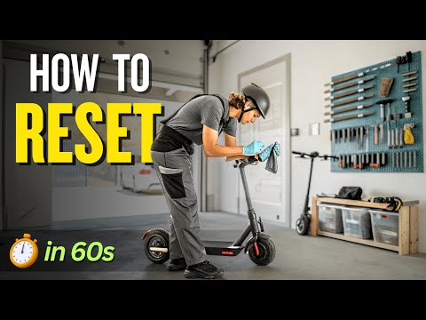 How to Reset Electric Scooter (Step-by-Step)