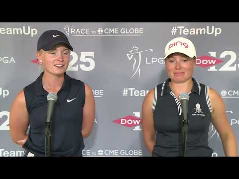 Linnea Johansson & Frida Kinhult Wednesday Flash Interview 2022 Dow Great Lakes Bay Invitational