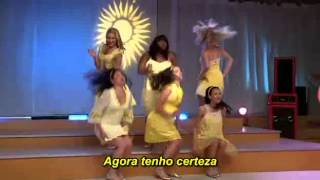 glee - Hallo/Walking On Sunshine (Legendado Br)