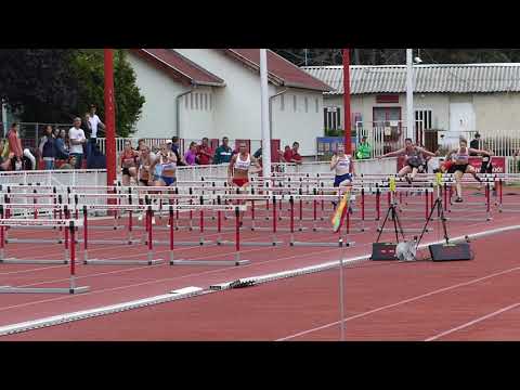 Hétpróba 100 m-es gátfutás 1. futam