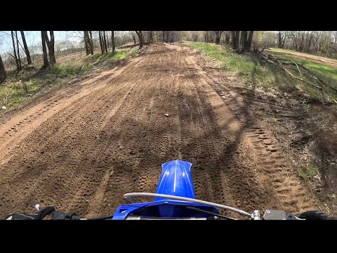 YZ125 playing in the sand