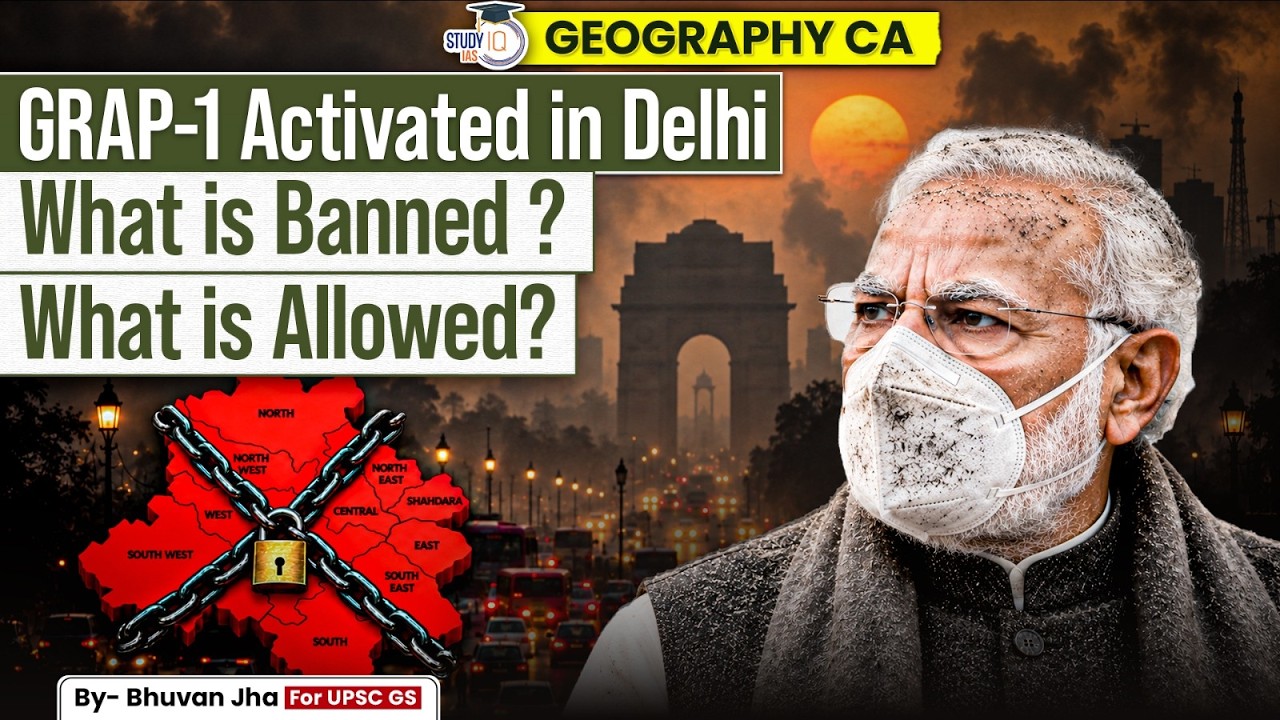 Delhi Air Pollution 2026 Alert  | GRAP-1 Rules Explained: Restrictions, Bans & Allowed Activities