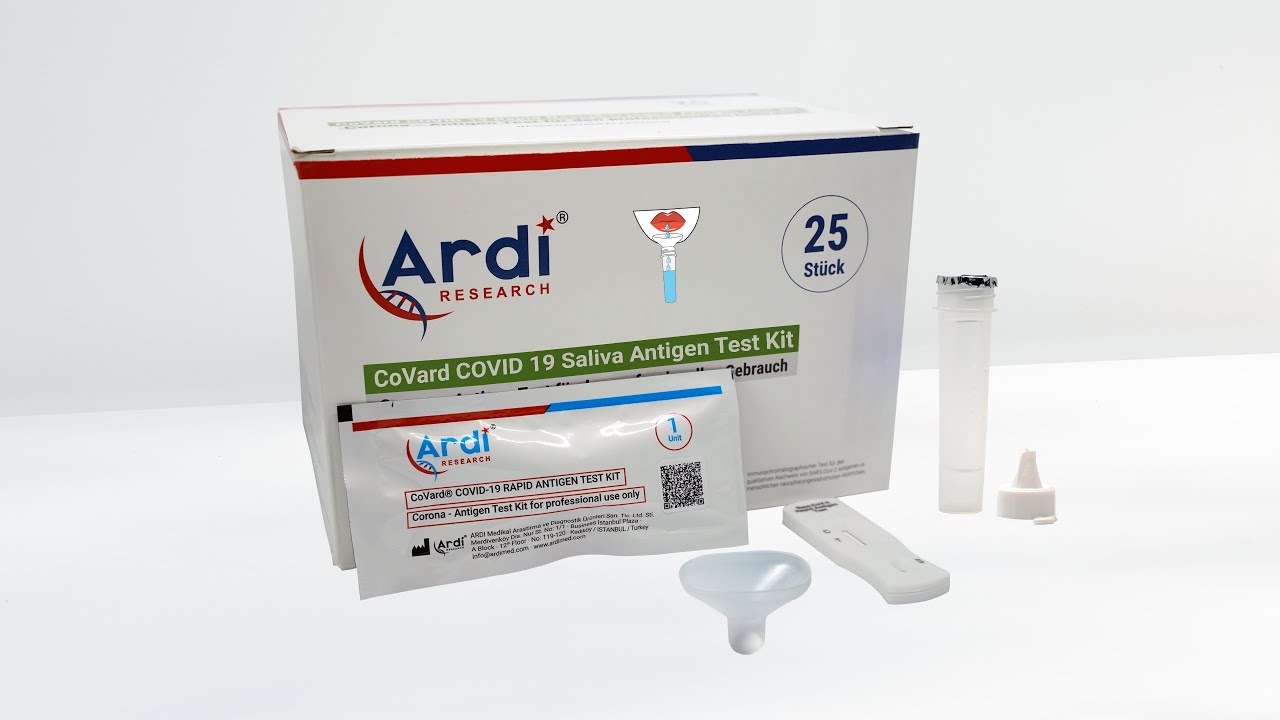 CoVard Covid-19 Saliva Antijen Test Kiti