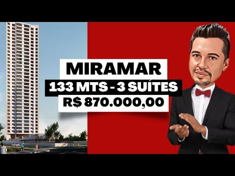 3 Suítes na parte nobre do Miramar ! em João pessoa na Paraíba !