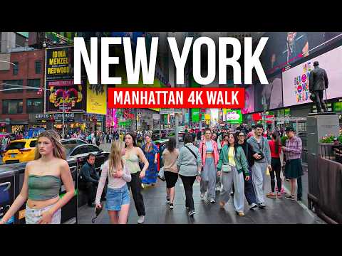 NEW YORK 🇺🇸 Full City Walk – 8 Hours of Exploration | 4K Walking Tour