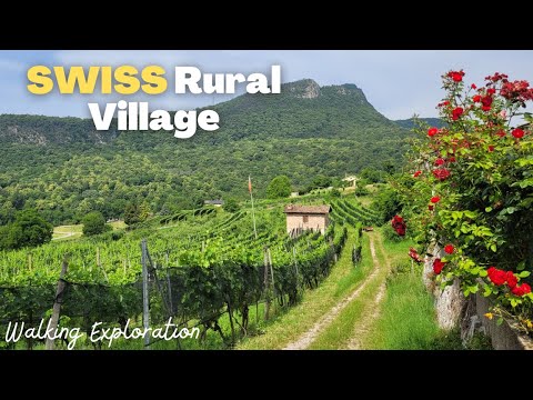 Exploring a Rural Mountain Village | Morning Trip to Meride, Switzerland