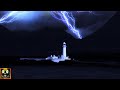 Loud Thunderstorm Sounds (NO RAIN) | Heavy Thunder, Lightning Strikes and Wind for Sleeping
