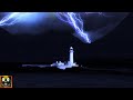Loud Thunderstorm Sounds NO RAIN Heavy Thunder Lightning Strikes And Wind For Sleeping