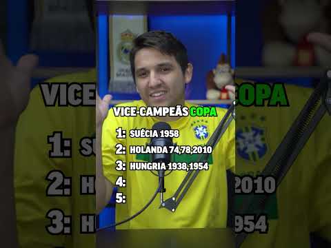 TODAS AS SELEÇÕES QUE FORAM VICES EM COPAS! #TRIVIA
