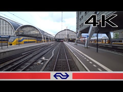 No passengers on board 4K CABVIEW HOLLAND Alkmaar - Amsterdam VIRM 6mei 2019