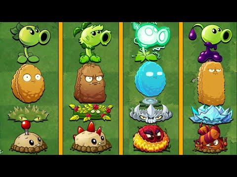 PvZ2 - 4 Random Team Plants vs Team Zombies - Which Team Plants is OP!