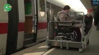 preview picture of video 'Fulda rollstuhlgerecht - Bahnhof'