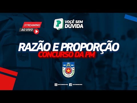 RAZÃO E PROPORÇÃO - CESPE - CONCURSO PM DE ALAGOAS 2018