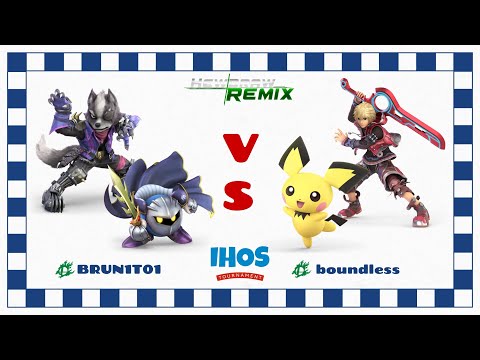 IHOS: Reheated 3: NTSC | BRUN1T01 (Meta Knight, Wolf) vs NTSC | boundless (Pichu, Shulk)