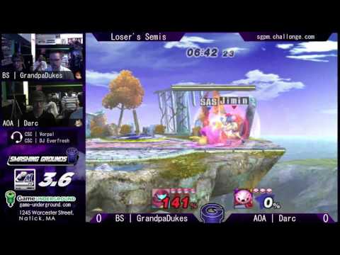 SG at GU 8.6 LF PM 3.6: AOA | Darc (Samus) vs. Bloodcross (Metaknight)