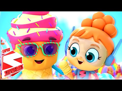 Do you know The Ice Cream Man | Ice Cream Song | Nursery Rhymes & Baby Songs with Super Supremes