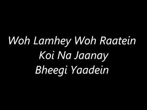 Atif Aslam's Bheegi Yaadein's Lyrics