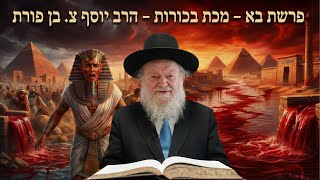 פרשת בא - מכת בכורות - הרב יוסף צ. בן פורת - תשפ"ו (הרב יוסף צבי בן פורת) - התמונה מוצגת ישירות מתוך אתר האינטרנט יוטיוב. זכויות היוצרים בתמונה שייכות ליוצרה. קישור קרדיט למקור התוכן נמצא בתוך דף הסרטון