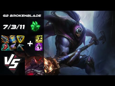 G2 Esports BrokenBlade TOP Jax vs Sion - EU Challenger Patch 25.S1.7
