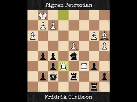 Tigran Petrosian vs Fridrik Olafsson | Candidato Tournament (1959)