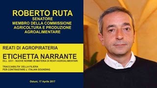 Roberto Ruta - Etichetta Narrante e contrasto all' Italian Sounding