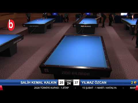 SALİH KEMAL KALKIN & YILMAZ ÖZCAN Bilardo Maçı - 2020 TK 1.ETAP ANTALYA-FİNAL