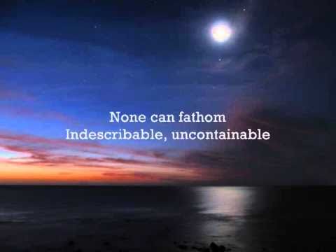 Indescribable - Instrumental with lyrics