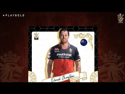 DANIEL CHRISTIAN REACTS AFTER BEING PICKED BY RCB