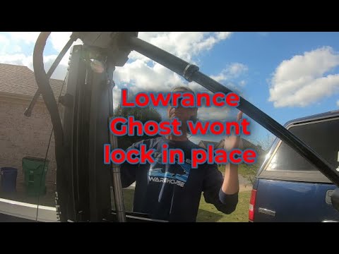 Fixed!- Lowrance Ghost Trolling Motor Wont Lock in Place