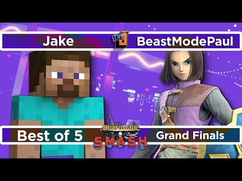 Jake (Steve) vs BeastModePaul (Hero) - Grand Finals!! - Boardwalk Smash #32 - SSBU
