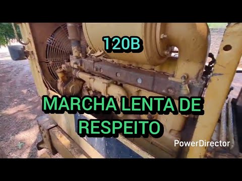 MARCHA LENTA DE RESPEITO / CATERPILLAR 120B / Grader niveleuse patrola operador Patroleiro 