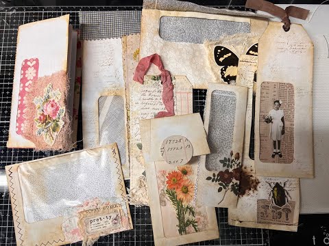 Junk Mail Envelope Windows - Junk Journal Ideas - Redeemable Junk Journals