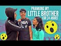 PRANKING MY LITTLE BROTHER FOR 24 HOURS | Rimorav Vlogs