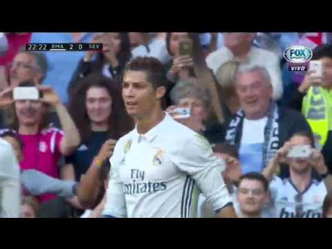 Gols de Real Madrid 4 x 1 Sevilla pela La Liga  FOX Sports
