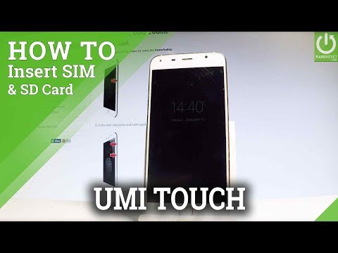How to Insert Micro SIM in UMI Touch - Install Micro SD Card