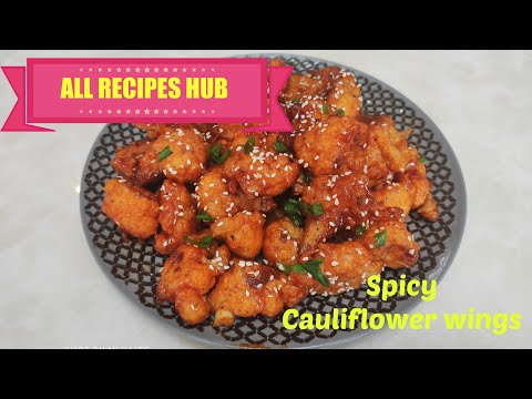 spicy cauliflower wings | buffalo cauliflower wings recipe - All Recipes Hub