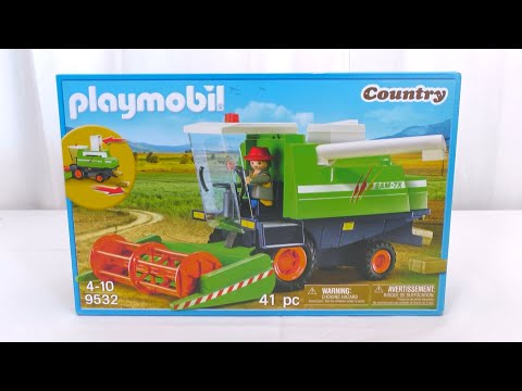 Playmobil unboxing : Combine harvester (2018) - 9532