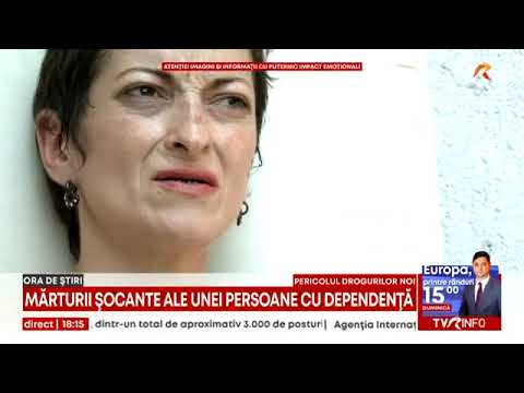 Mărturii cutremurătoare ale unei persoane dependente de droguri