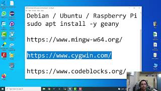 MinGW-w64 GCC with Cygwin, Code::Blocks, and Visual Studio code on Windows