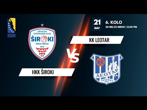HKK Široki vs KK Leotar - 6. kolo - KSBIH - 2021/2022