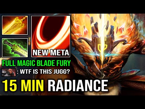 15MIN RADIANCE AoE Burn DPS Juggernaut | NEW 7.31 Full Magical Meta EZ Counter Everyone Dota 2
