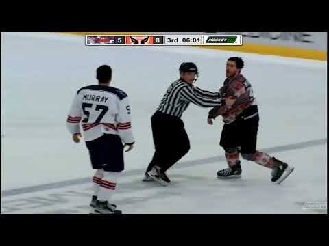 Macon Mayhem V Birmingham Bulls line brawl 12/2/2022