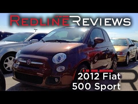2012 Fiat 500 Sport Review, Walkaround, Start Up & Rev, Exhaust